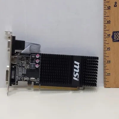 MSI AMD Radeon HD 6450 Graphics Card GPU Computer Gaming Tested Low Profile • $17