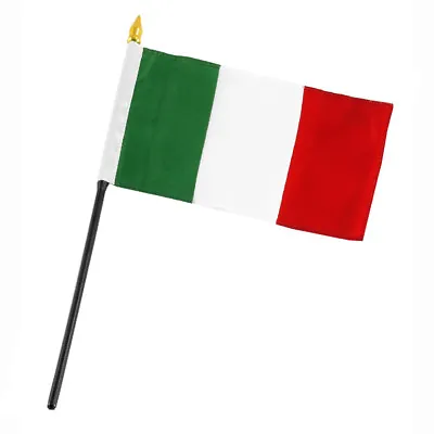 Italy Italian Flag 4 X6  Desk Table Stick (Premium Super Polyester) • $6.44