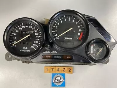 Kawasaki ZZR1100C Dashboard Instruments Meters KMH Tested (showing Only 15728ks) • $300