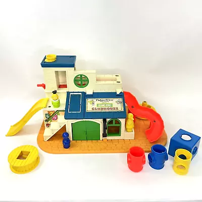 Vintage Fisher Price Play Family Sesame Street Clubhouse Missing Parts • $29.96