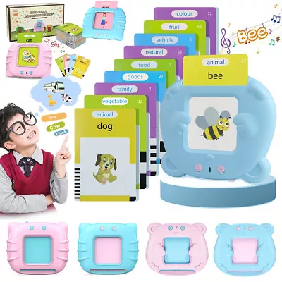 Talking Flash Cards Kids Toddlers Reading Learning Machine Early Education Toys • £10.99