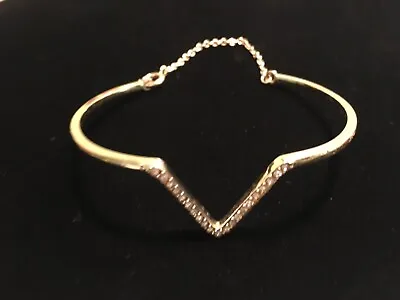 Lovely Victoria Secret Gold Tone V Bracelet • $8.07