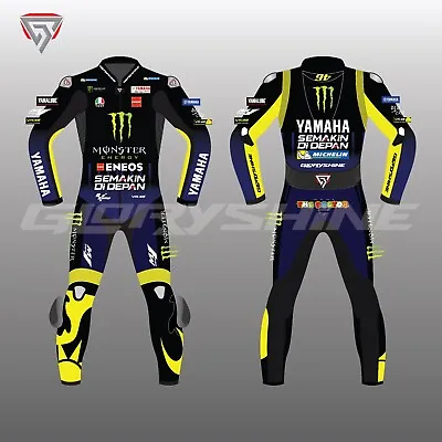 Valentino Rossi Motorcycle Leather Racing Suit Movistar Yamaha MotoGP 2017 • $240