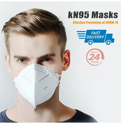 10x Disposable KN95 Face Masks FFP2 White Mask For Adults TGA Approve Respirator • $19.79