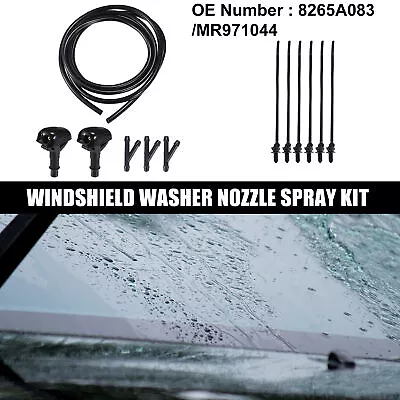 1 Set Windshield Washer Water Nozzle Spray No.8265A083 For Mitsubishi Montero • $13.77