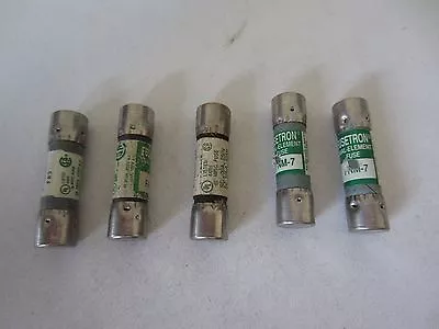 Lot Of 5 Bussmann Fusetron FNM-7 Fuses 7 Amps Tested • $9.87