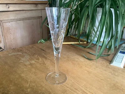 £18 • Buy Signed Royal Doulton Crystal Lunar 9  Champagne Glass