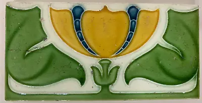 Tiles Majolica England Rare Antique Vintage Art Deco 6x3  Backsplash Furniture • $27.50