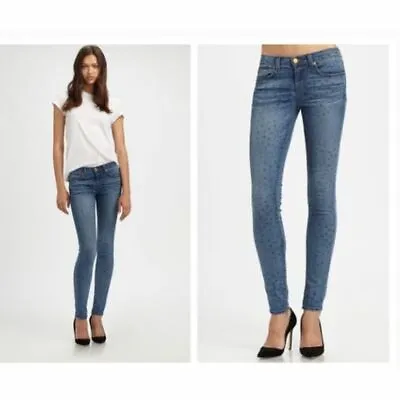 J BRAND WOMEN 26 X  31 VIN Star SKINNY LEG JEANS PANTS Mid Rise Stretch $198.00  • $29.95