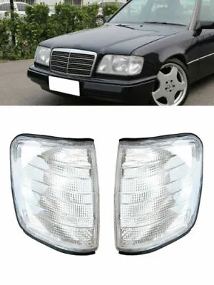 $32.54 • Buy For Mercedes W124 E Class E320E500 85-95 White Corner Turn Signal Light Lens