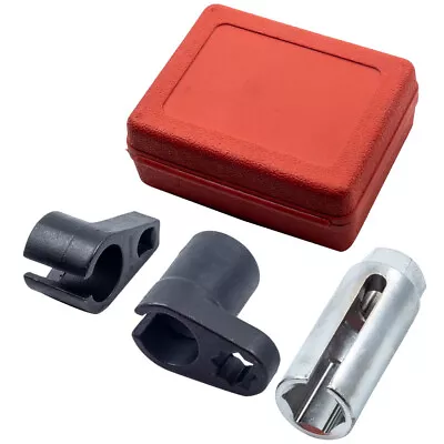 3 Pcs Oxygen Sensor Socket Wrench O2 Tool Set Automotive Hand Tools • £12.69