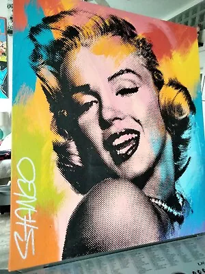 John Stango Painting Marilyn Monroe Approx 24 W X 28 H  • $1700