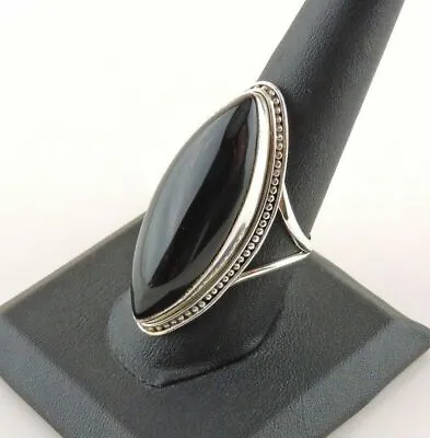 Black Onyx Gemstone 925 Sterling Silver Handmade Ring Mother's Day Jewelry CK-1 • $15.84