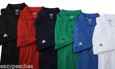 ADIDAS GOLF Mens S-4XL Climalite Dri Fit Moisture Pique Wicking Polo Sport Shirt • $34.95