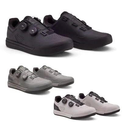 Fox Racing MTB Union Boa Mens Flat Bi-Cycle Shoes - Black/Grey/Vintage White • $379.28