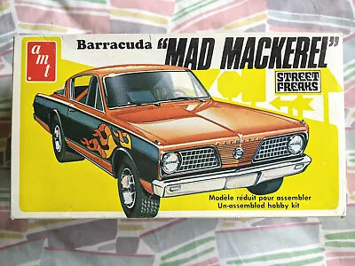 *RARE! *VINTAGE AMT  MAD MACKEREL  BARRACUDA FUNNY CAR Model KIT  SEALED BAG ! • $145
