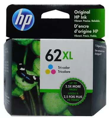 HP #62XL Color Ink Cartridge C2P07AN NEW GENUINE • $29.99