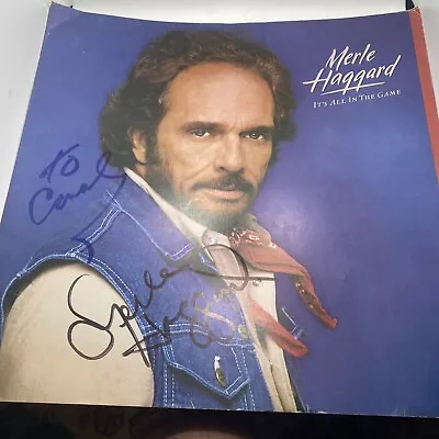 Merle Haggard Autographed That's The Way Love Goes LP SIGNED FRONT COVER PROOF • $89