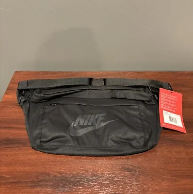 Nike Tech Hip Pack Black Crossbody Travel Bag 10L BA5751-010 • $29.99