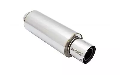 Megan Racing M-N1 Turbo 19.5  Length Stainless Steel Exhaust Muffler Universal • $124.94