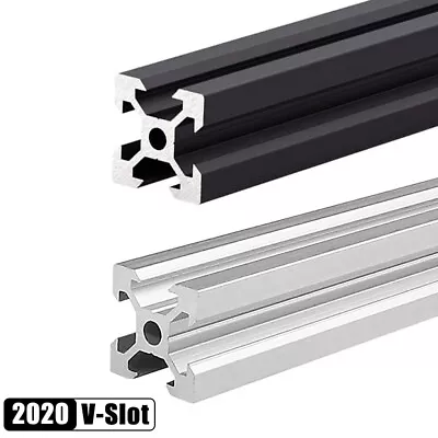 2020 V-slot Aluminum Profile Extrusion 100-1500mm Linear Rail For CNC 3D Printer • $17.50