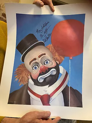 Red Skelton AUTOGRAPHED Signed 1979 Print Lithograph Auto Signature • $49.95