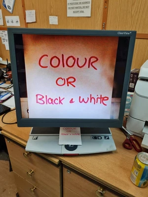 £300 • Buy Optelec Clearview+ Vision Magnifier 19  Stand Included