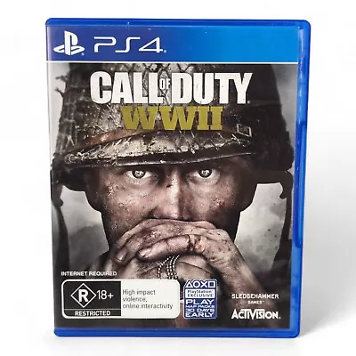 Game Call Of Duty WWII PS4 PlayStation 4 Game Complete • $22.99