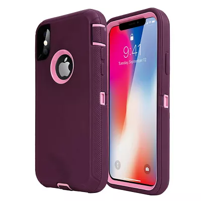 For IPhone SE 2022/2020 8 7 6s Plus Case Heavy Duty Shockproof Full Body Cover • $11.99