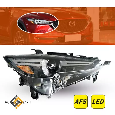 Headlight LED DRL Projector Passenger Side W/ AFS Fits 2017-2021 Mazda CX5 CX-5 • $160.18