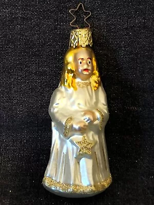 NEW Vintage Style (Inge-Glas) Glass Angel Christmas Ornaments 3 1/2  • $9.99