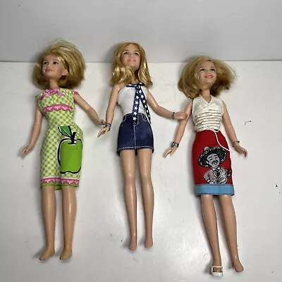 Vintage Lot Of 3 Mary-Kate And Ashley Olsen Twins 10  Fashion Dolls Mattel Y3 • $25.19