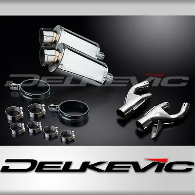 YAMAHA V-MAX 1200 1984-2007 225mm OVAL STAINLESS SILENCER EXHAUST KIT • $366.24