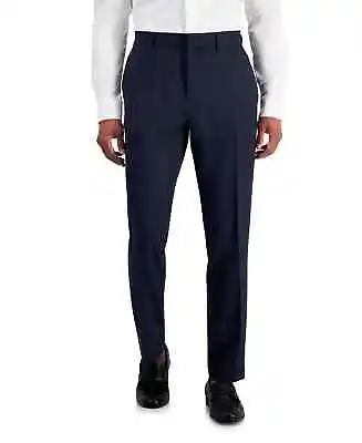 Perry Ellis Men's Slim-Fit Stretch Dress Pants Smoked Pearl Navi Coffee Port • $19.99