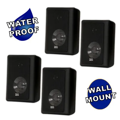 Acoustic Audio 151B Indoor Outdoor 2 Way Speakers 1200W 2 Pair Pack 151B-2Pr • $80.88