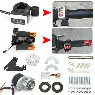 Modification Brush Motor Electric Bicycle Set 24V 350W E-Bike Conversion Kit  • $91.20