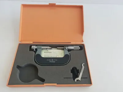 Mitutoyo 107-182 Outside Micrometer 25-50 Mm 0.01 Mm For Parts Or Repair  • $49.90