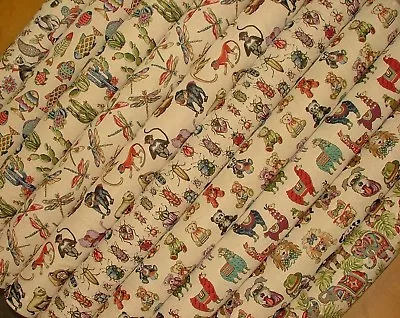  Animal Tapestry  Designer Fabric Ideal For Upholstery Curtains Cushions Throws • £2.99