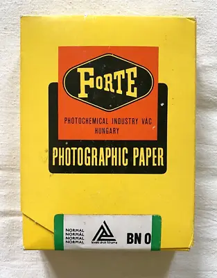 Vintage Darkroom Bromofort Forte BN0 Photo Paper 9x12 Cm - Unopened Box -100 Pcs • £18