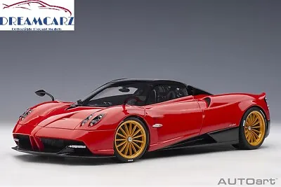 AUTOart 78287 1:18 Pagani Huayra Roadster Rosso Monza (Monza Red) • $282.99