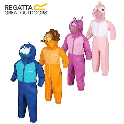 £13.99 • Buy Regatta Puddle Charco Kids Boys Girls Waterproof All In One Rain Suit RRP £40