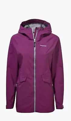 Craghoppers Minola GORE-TEX Jacket Blackcurrant Women Size 12 • £150