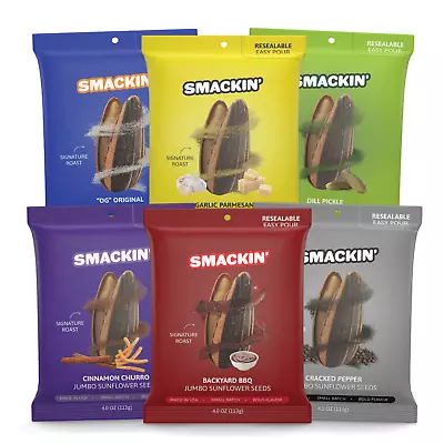 Smackin' Variety Jumbo Sunflower Seeds | 4oz | Small Batch | Mix & Match Flavors • $61.39