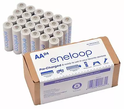 Panasonic BK-3MCA24CA Eneloop AA 2100 Cycle Ni-MH Rechargeable Batteries • $159.95