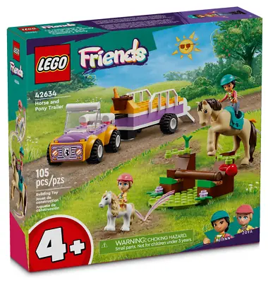 LEGO Friends Horse And Pony Trailer 42634 • $29.99