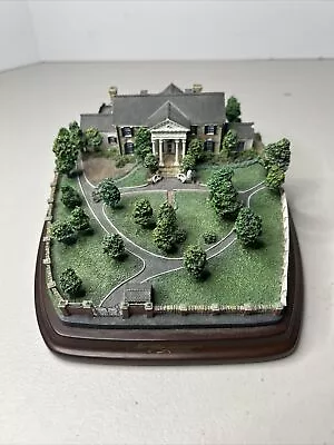 Vtg. 1998 EPE Elvis Presley Danbury Mint Graceland Mansion Estate 3D Model Scale • $124.99