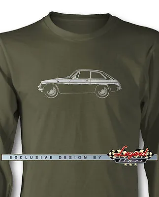 MG MGB GT Coupe Long Sleeves T-Shirt - Multiple Colors And Sizes - British Car • $26.90