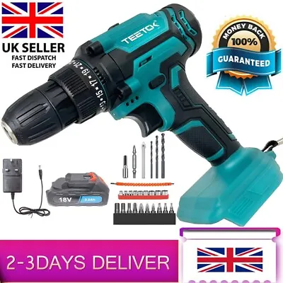 For Makita 18V DHP482Z Cordless Electric Drill Impact Wrench Driver Multiple Set • £29.29