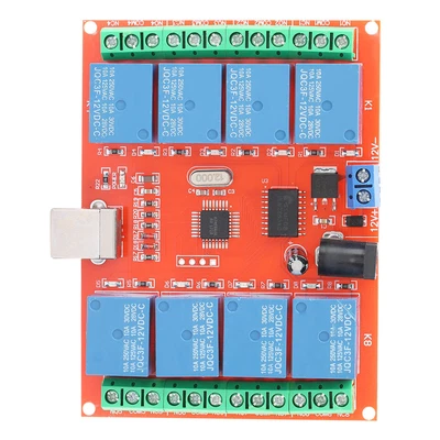 £13.50 • Buy 12V 8-channel Computer USB Controller Switch Relay Module PC Smart Controller