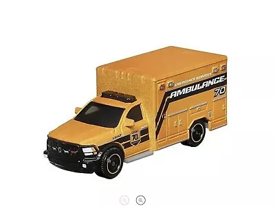 Matchbox Moving Parts 70 Years Special Edition 2019 Ram Ambulance Orange • $7.99